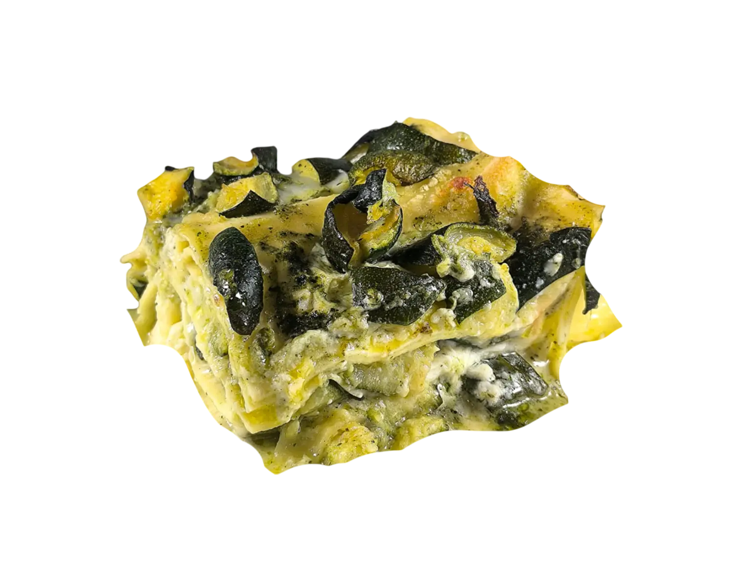 Lasaña de pesto y calabacines 