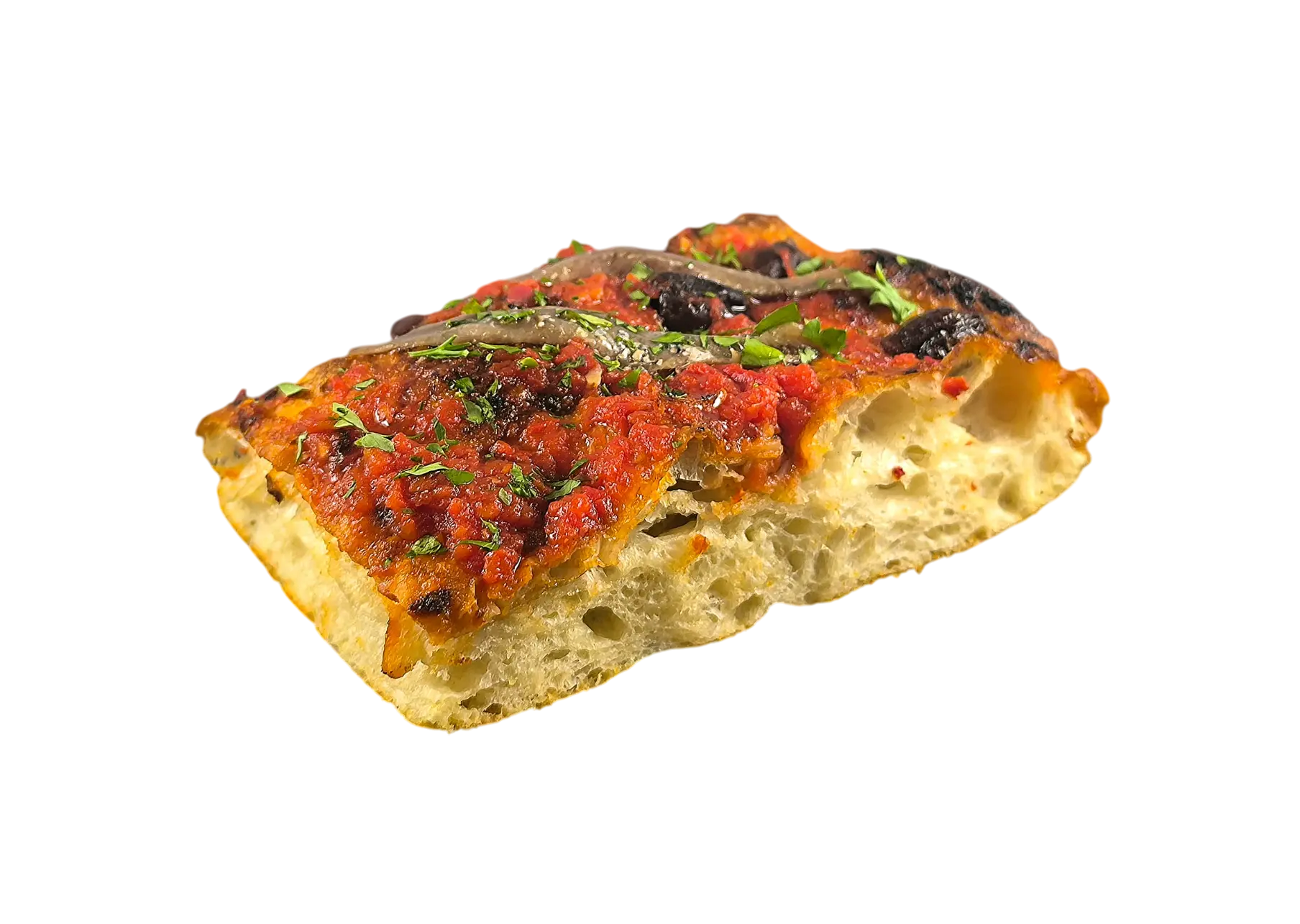 Focaccia marinara